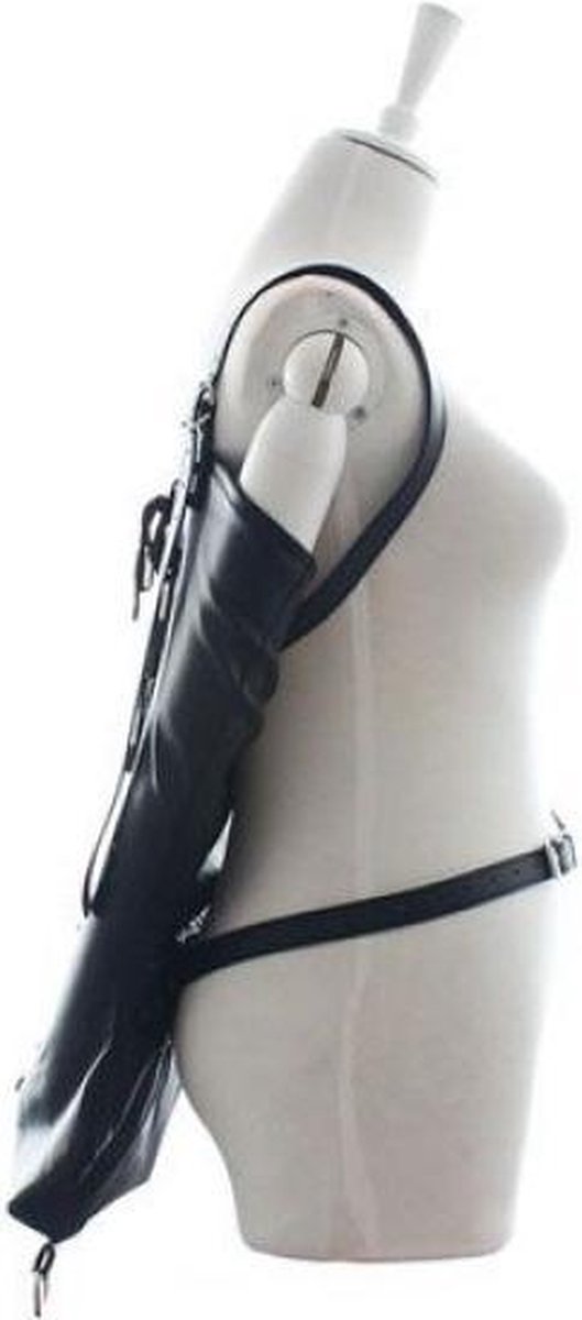 Kunstleren Armbinders - Zwart