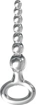 Pipedream - Glazen Anal Beads met Handvat Vast Model - Transparant