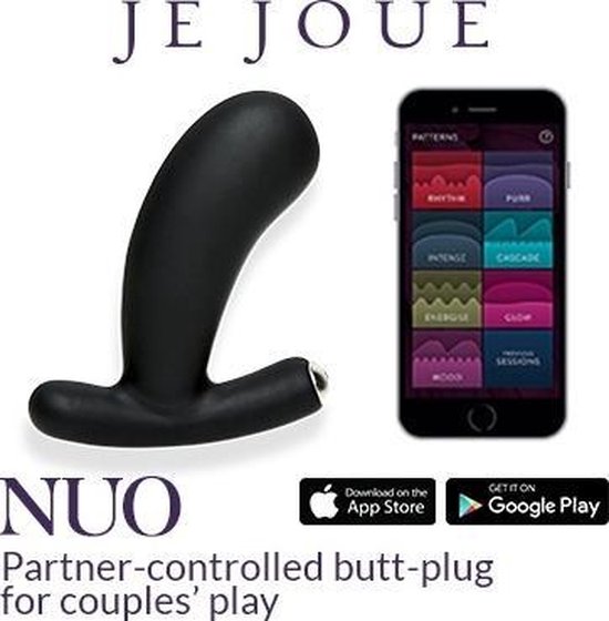 Je Joue - Nuo Anal Vibrator Black - Plug | bol