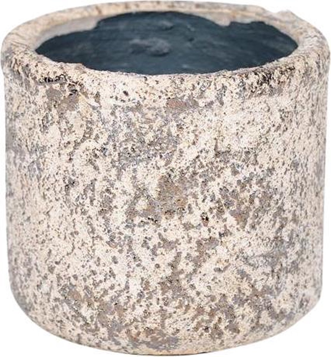 Rasteli Bloempot Bruin-Crème-Gemêleerd D 14.5 cm H 14 cm