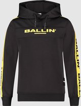 Ballin Amsterdam -  Jongens Regular Fit   Hoodie  - Zwart - Maat 140