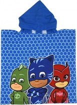 badponcho PJ Masks 50 x 100 cm blauw