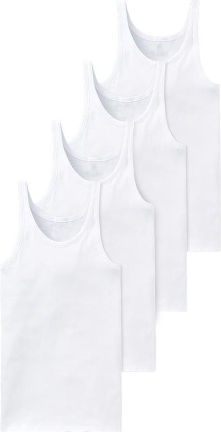 Heren onderhemd - Wit - 4 Pack - Maat XXL 9