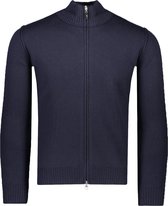 Gran Sasso  Vest Blauw Getailleerd - Maat M  - Heren - Herfst/Winter Collectie - Wol