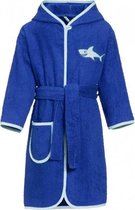 Haai badjas blauw junior maat 134/140