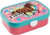 broodtrommel My Horse meisjes 1,4 liter roze/groen