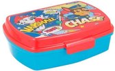 broodtrommel Paw Patrol 17 x 14 cm rood/blauw
