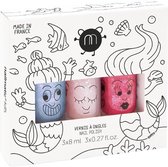 Nailmatic Set van 3 Kindernagellak Merlin-Polly-Sissi