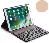 Shop4 - iPad 10.2 (2021) Toetsenbord Hoes - Bluetooth Keyboard Cover Goud