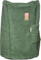 ARTG® Towelzz - Sauna Kilt - Heren -  met klittenband - Legergroen - Army Green - (tot 150 cm heupomvang)