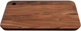 Bowls and Dishes Pure Walnut Wood Duurzame Happenplank met gat 30x21x1,5cm - Walnoot hout | BBQ | Vaderdagtip!
