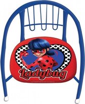 metalen stoel Miraculous Ladybug 36 x 35 x 36 cm rood