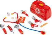 Trapezium Dokterskoffer 10-delig rood 24,5 cm
