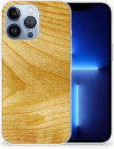 GSM Hoesje Apple iPhone 13 Pro Cover Case Licht Hout