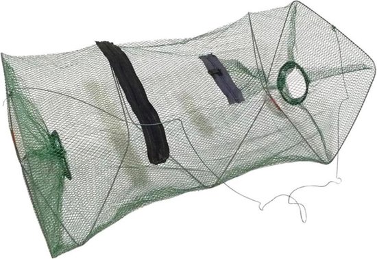 Panier De Pêche à Ressort Pliable – 25 Cm – Pour Crabes, Crevettes, Poissons – Facile à Transporter