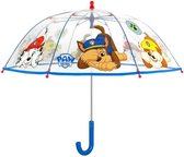 kinderparaplu Paw Patrol 64 cm automatisch transparant
