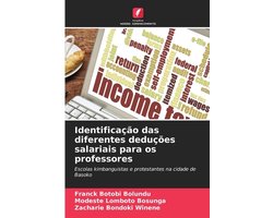 Identificação das diferentes deduções salariais para os professores