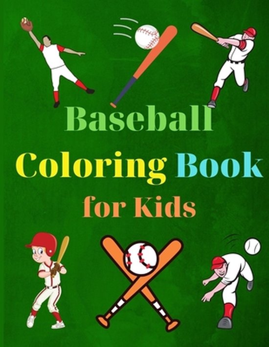 Baseball Coloring Book for Kids - cover