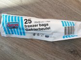 3x diepvrieszakken 2 L + clips