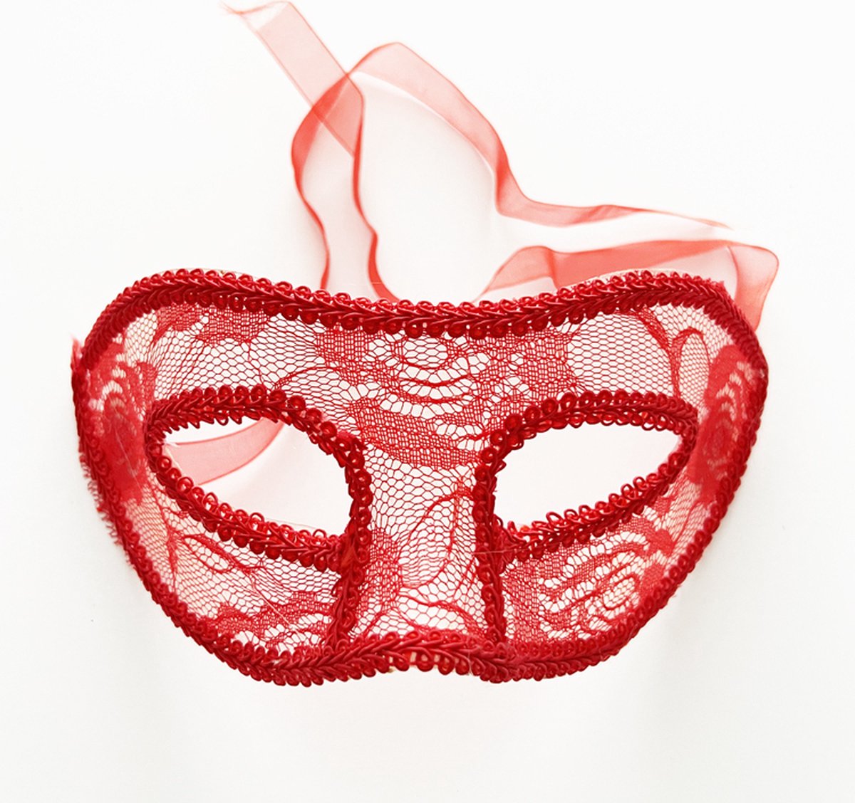 Venetiaans Masker - Stof - Rood