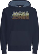 JACK&JONES JUNIOR JCOPOWER LOGO SWEAT HOOD BF JR Jongens Trui - Maat 128