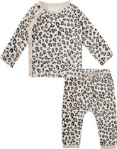 Claenen's pyjama baby cotton velvet Hearts Panther maat