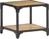 Salontafel 40x40x36 cm massief ruw mangohout