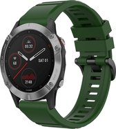 iMoshion Siliconen Smartwatch Bandje voor de Garmin Fenix 6 / 6 Pro - Donkergroen