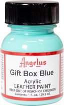 Angelus Leather Acrylic Paint - textielverf voor leren stoffen - acrylbasis - Gift Box Blue - 29,5ml