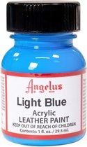 Angelus Leather Acrylic Paint - textielverf voor leren stoffen - acrylbasis - Light Blue - 29,5ml