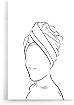 Walljar - Turban - Muurdecoratie - Poster