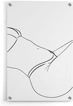 Walljar - Bikini Body - Muurdecoratie - Plexiglas schilderij