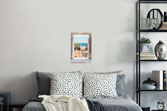 Stickers Stickers muraux - Transparent - Plage - Mer - 20x30 cm - Film adhésif