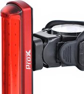 ProX Rood achterlicht Fiets - Fietslamp USB Oplaadbaar - Fietslicht LED - 180° zicht - Racefiets/MTB