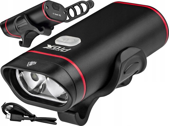 ProX Lumen Fietslamp - Fietsverlichting USB Oplaadbaar - Koplamp Fiets -... | bol.com