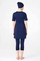 Burkini Adasea, muslim swimwear, dames , Neutral blauw, maat 34