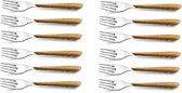Amefa Eclat Nature - Tafelvork - 19cm - RVS - (Set van 12)