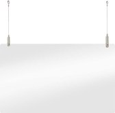 Plexidirect Hangend scherm | 750x1000x4mm + ophangset normaal plafond