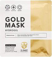Gold Mask Hydrogel gezichtsmasker - Goud - Hydrogel - One Size - Set van 2