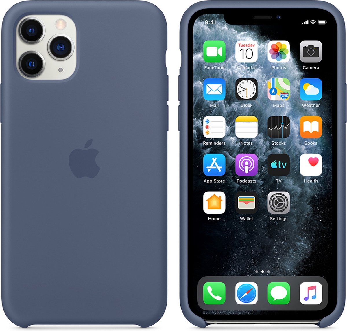 Apple - Siliconen Hoesje - iPhone 11 Pro - Alaska Blauw