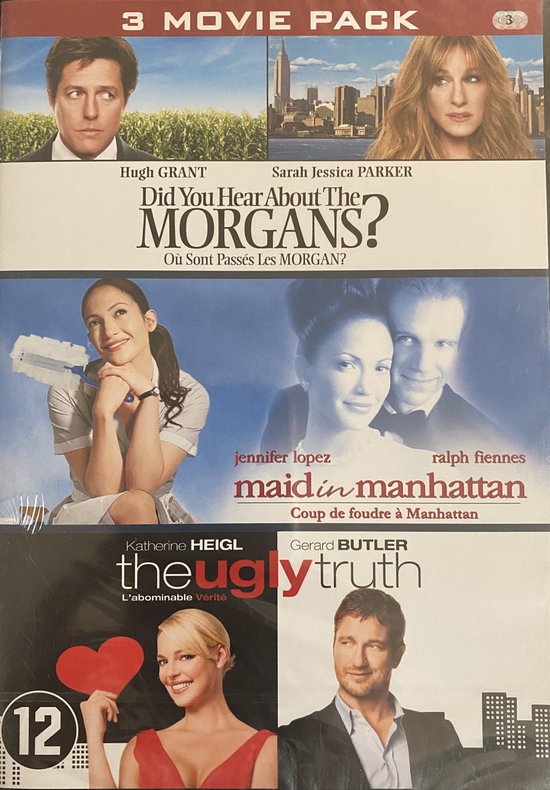 3 movie pack - Did you hear about the Morgans? - Maid in Manhattan - The ugly truth