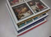 72 luxe kerstkaarten-kerst- en nieuwjaarskaarten met enveloppen- Dubbele kaarten met enveloppen - Mix