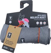 Hurtta - Hondenjas - Razzle Dazzle midlayer jacket - Blackberry - Ruglengte 60 cm