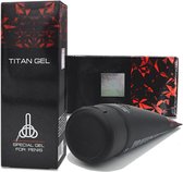 Titan gel intieme gel voor mannen 50ml bevordert de erectie en opwinding van de man 2 stuks