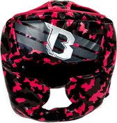 Hoofdbeschermer Camo Roze/Zwart