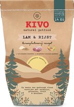 Kivo Petfood Hondenbrokken Lam & Rijst 14 kg Koudgeperst  - Glutenvrij