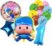 Pocoyo Folie Ballon  Cartoon Digitale Nummer Verjaardag Ballonnen  Kids Baby Shower Nummer 1