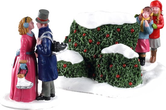 Lemax - Skating Romance- Set Of 2 - Kersthuisjes & Kerstdorpen