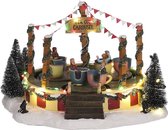 Luville - Tea cup carousel battery operated - Kersthuisjes & Kerstdorpen