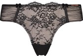 Hunkemöller Lingerie Dames Brazilian Elissa Lucy Hale  - Zwart - maat M
